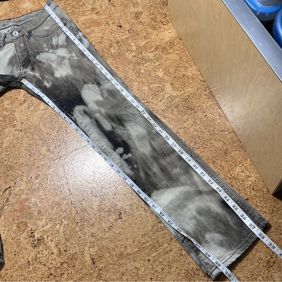 Volcom Stone Boardwear Vintage Tie Dye Acid Wash Jeans In Brown Sz 30 - Picture 15 of 15